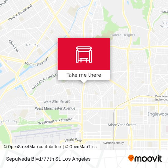 Sepulveda Blvd/77th St map