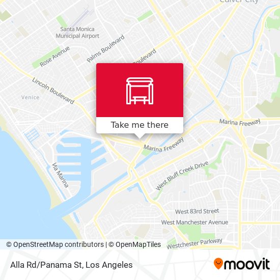 Alla Rd/Panama St map