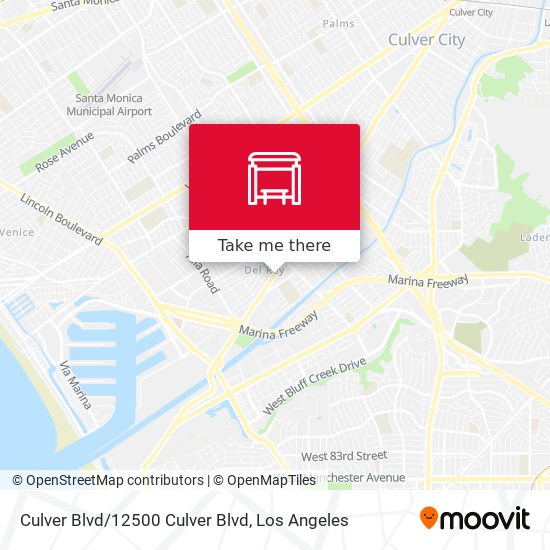 Mapa de Culver Blvd/12500 Culver Blvd