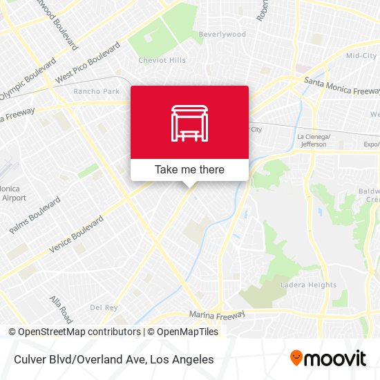 Culver Blvd/Overland Ave map
