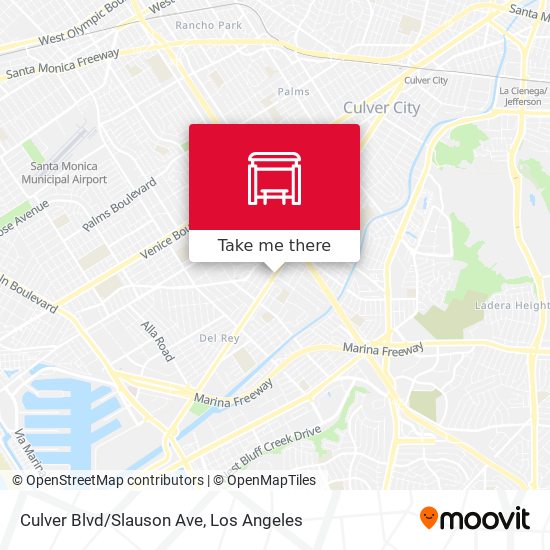 Culver Blvd/Slauson Ave map