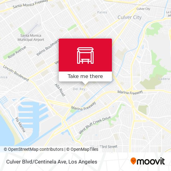 Mapa de Culver Blvd/Centinela Ave