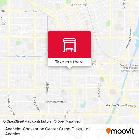 Anaheim Convention Center Grand Plaza map