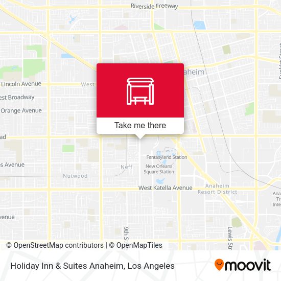 Mapa de Holiday Inn & Suites Anaheim