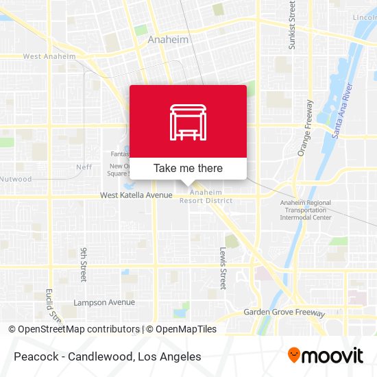 Peacock - Candlewood map