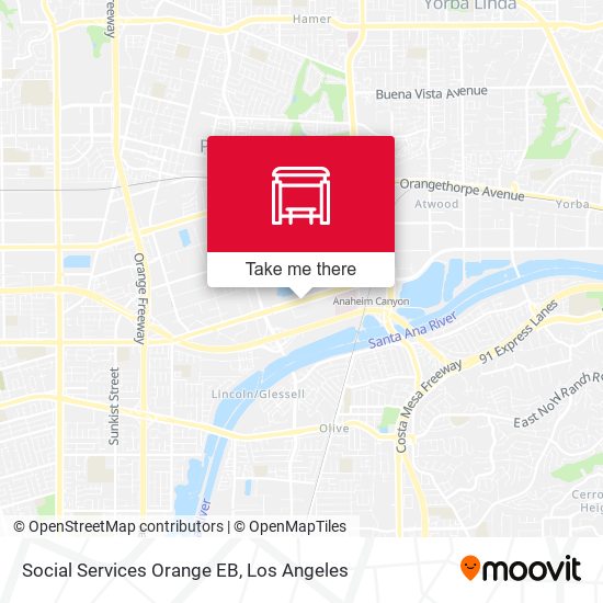 Social Services Orange EB map