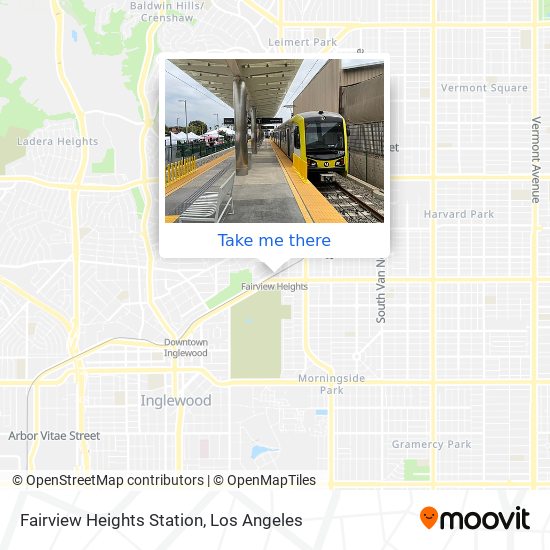 Fairview Heights Station map
