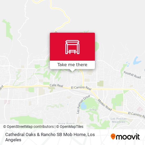 Cathedral Oaks & Rancho SB Mob Home map