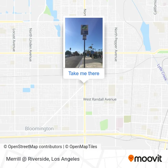 Mapa de Merrill @ Riverside