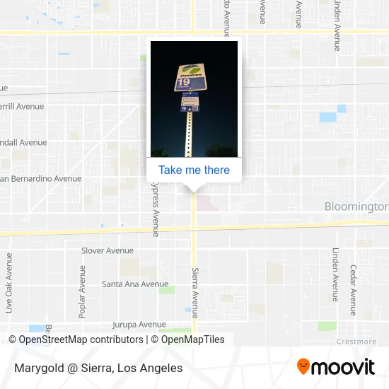 Marygold @ Sierra map