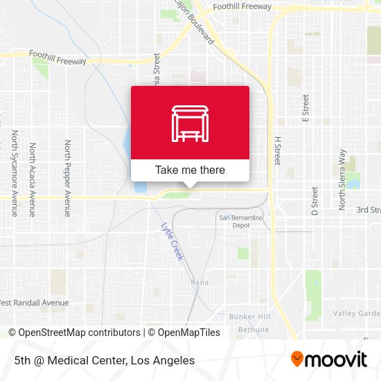 5th @ Medical Center map