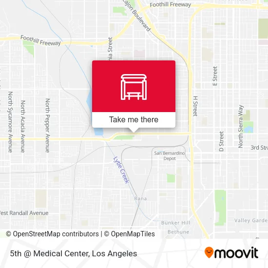 5th @ Medical Center map