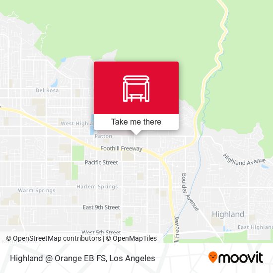 Highland @ Orange EB FS map