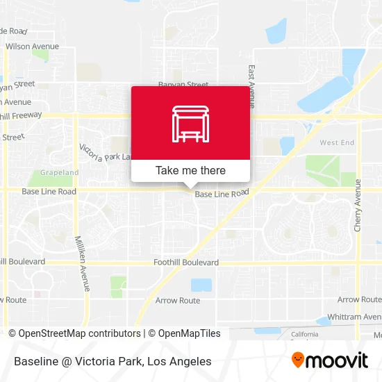 Baseline @ Victoria Park map