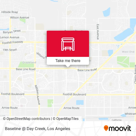 Baseline @ Day Creek map