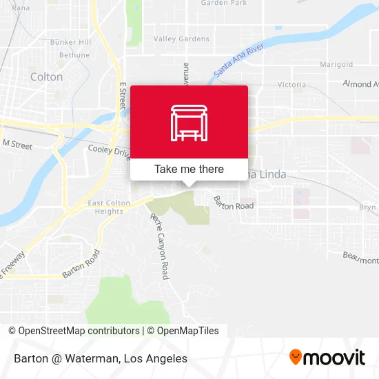 Barton @ Waterman map