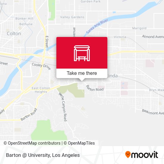 Barton @ University map
