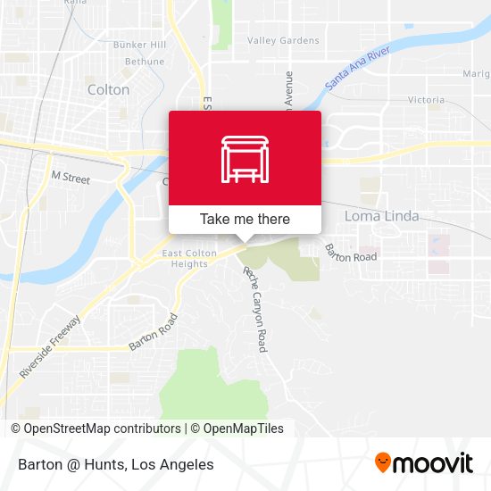 Barton @ Hunts map