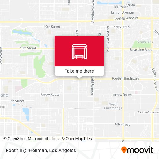 Foothill @ Hellman map