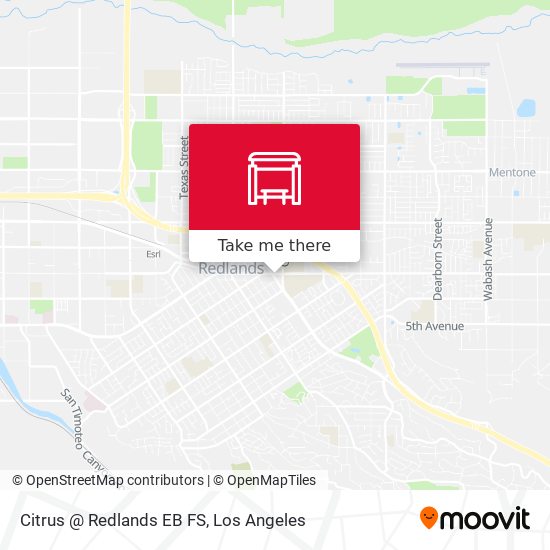 Citrus @ Redlands EB FS map