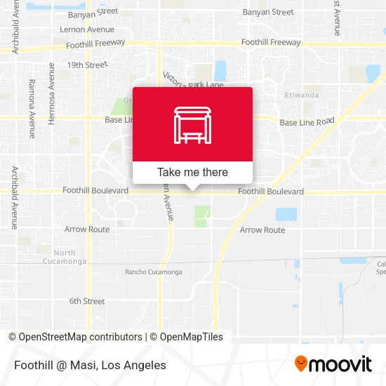 Foothill @ Masi map