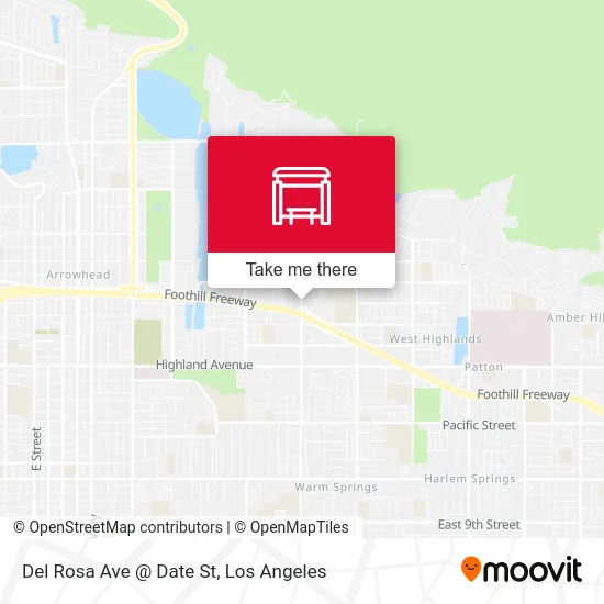 Del Rosa Ave @ Date St map