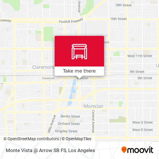 Monte Vista @ Arrow SB FS map