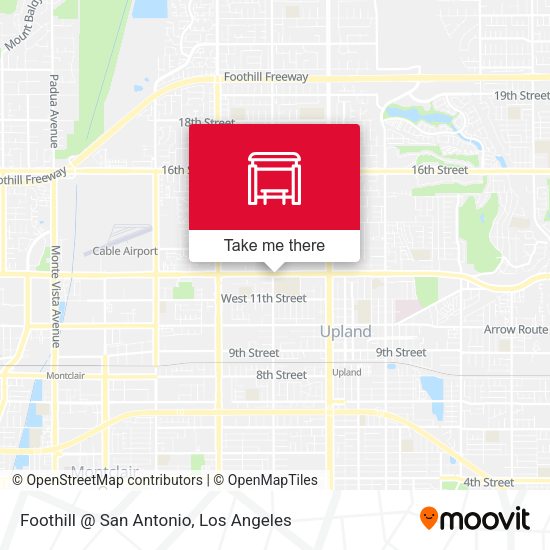 Mapa de Foothill @ San Antonio