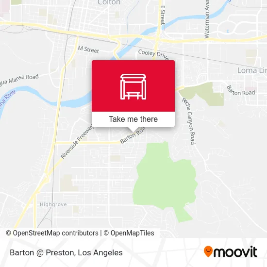 Barton @ Preston map