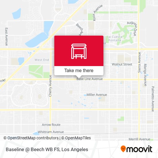 Baseline @ Beech WB FS map