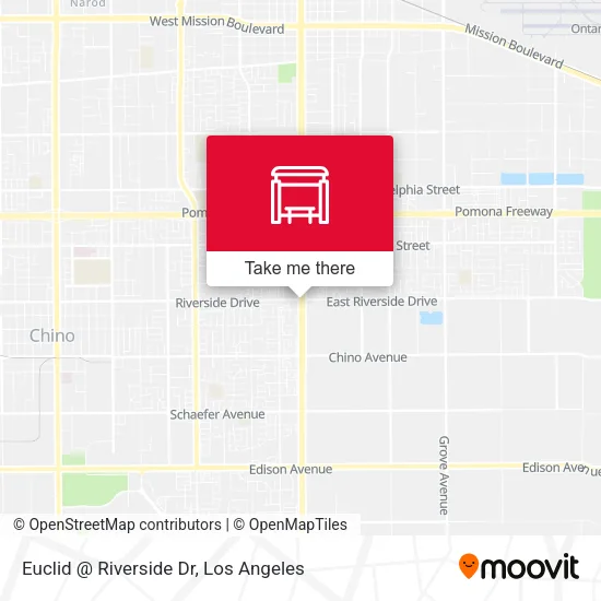 Euclid @ Riverside Dr map