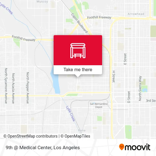 9th @ Medical Center map