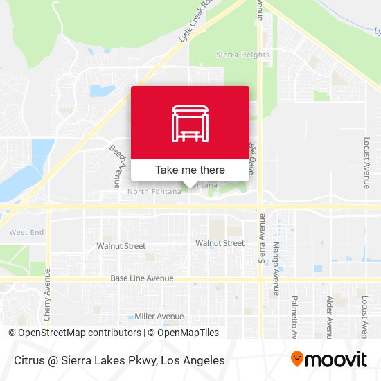 Mapa de Citrus @ Sierra Lakes Pkwy