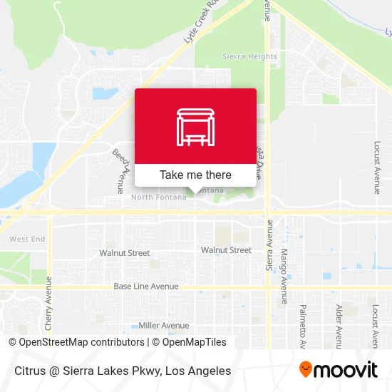 Citrus @ Sierra Lakes Pkwy map