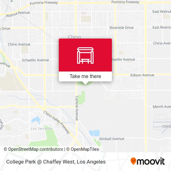 Mapa de College Park @ Chaffey West