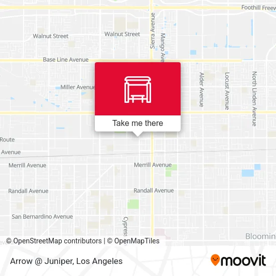 Arrow @ Juniper map