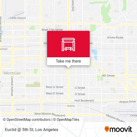 Euclid @ 5th St map
