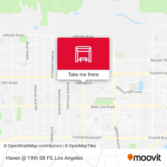 Haven @ 19th SB FS map