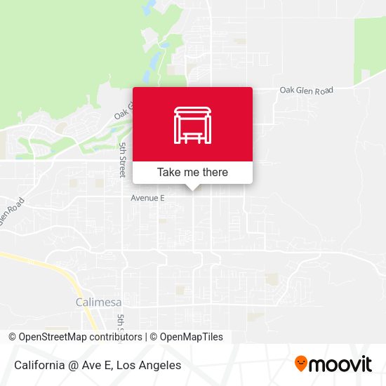 Mapa de California @ Ave E