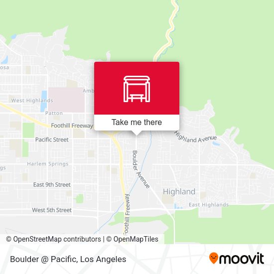 Boulder @ Pacific map