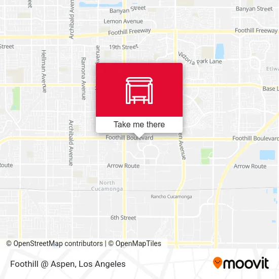 Foothill @ Aspen map