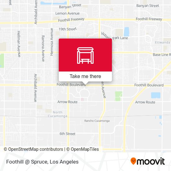 Mapa de Foothill @ Spruce