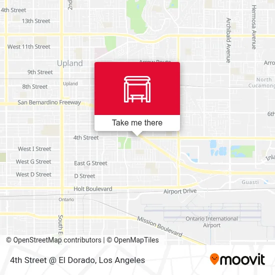 4th Street @ El Dorado map