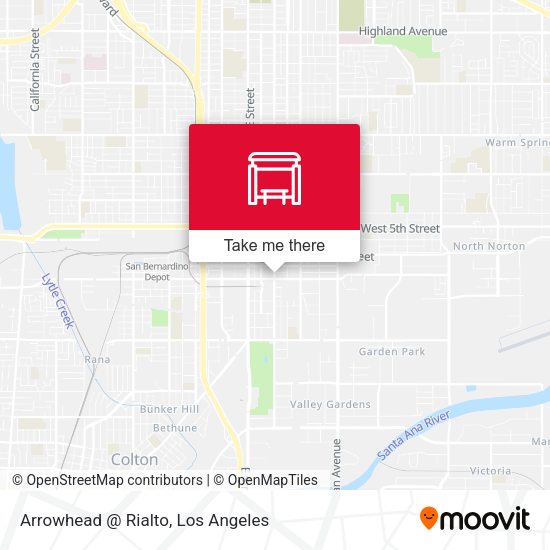 Arrowhead @ Rialto map
