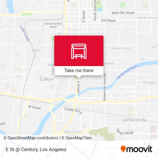 Mapa de E St @ Century