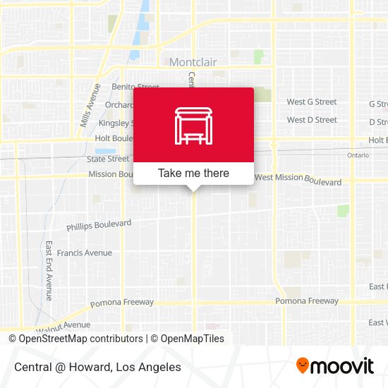 Mapa de Central @ Howard