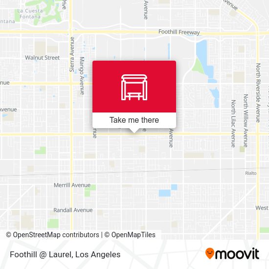 Mapa de Foothill @ Laurel