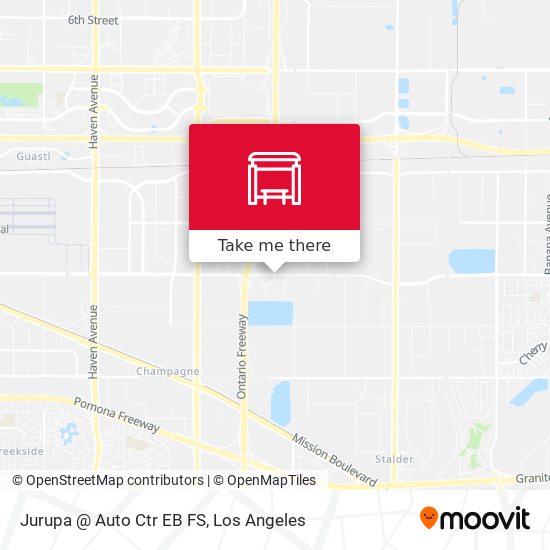 Jurupa @ Auto Ctr EB FS map