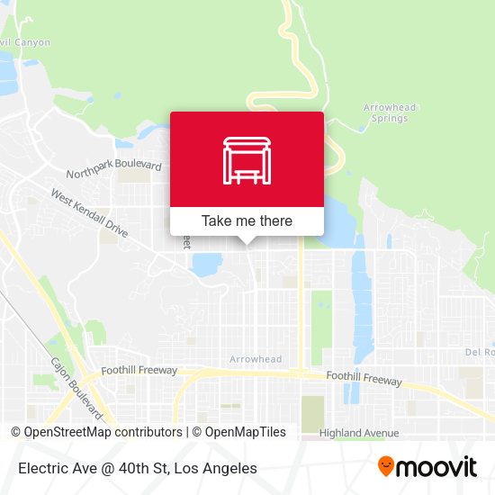 Electric Ave @ 40th St map