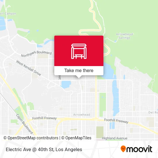 Electric Ave @ 40th St map